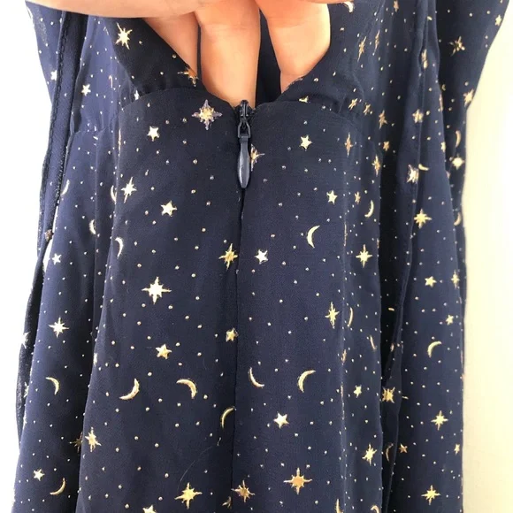 Dreamy Celestial Stars and Moons Dressy Jumpsuit - Picture 5 of 12